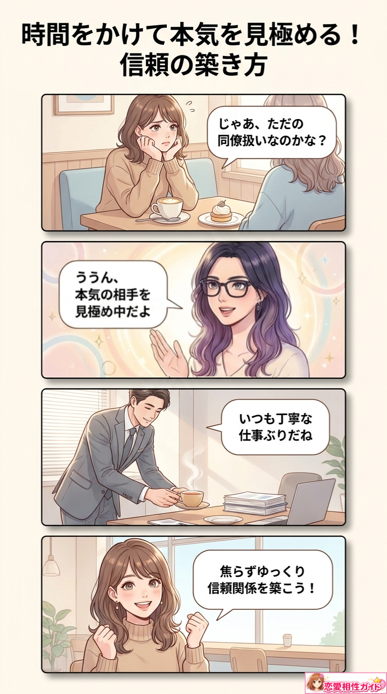 時間をかけて本気を見極める！信頼の築き方