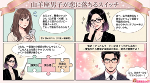 山羊座男子が恋に落ちるスイッチ