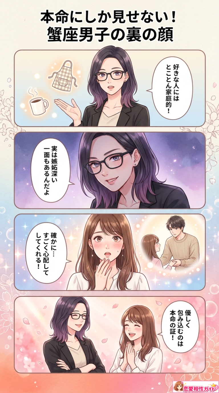 本命にしか見せない!蟹座男子の裏の顔