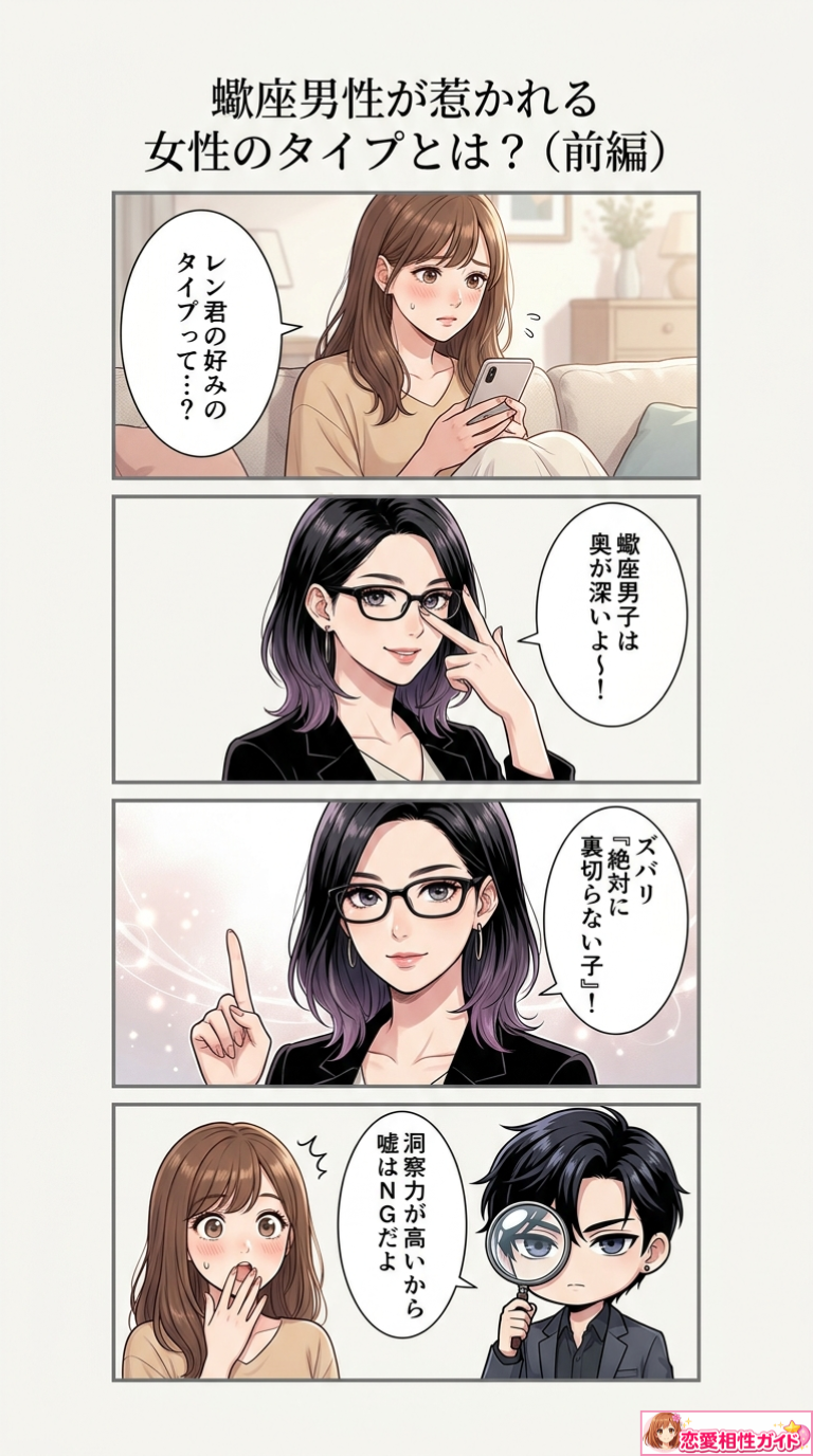 蠍座男性が惹かれる女性のタイプとは?(前編)