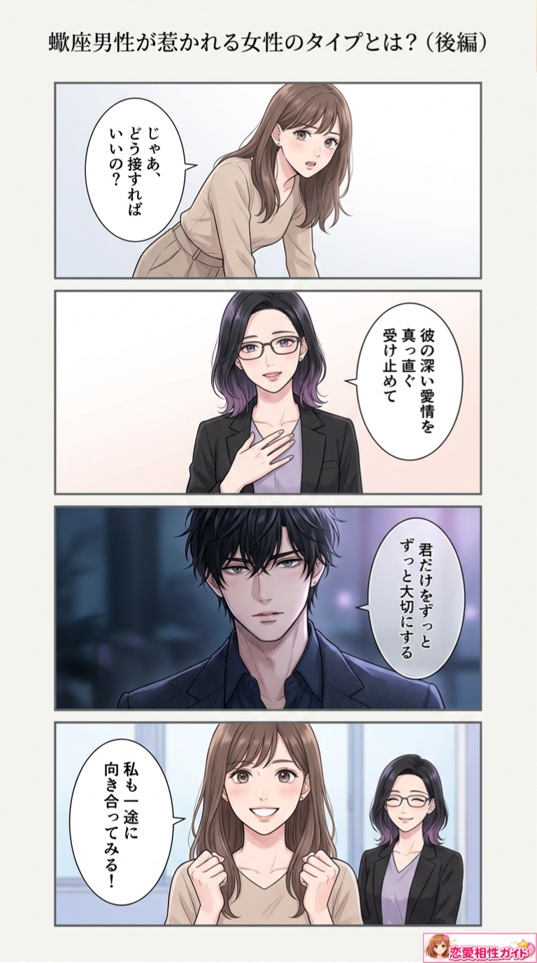 蠍座男性が惹かれる女性のタイプとは?(後編)