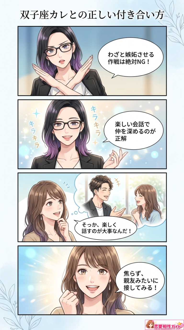 双子座カレとの正しい付き合い方