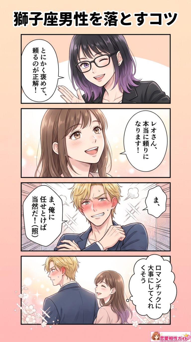 獅子座男性を落とすコツ
