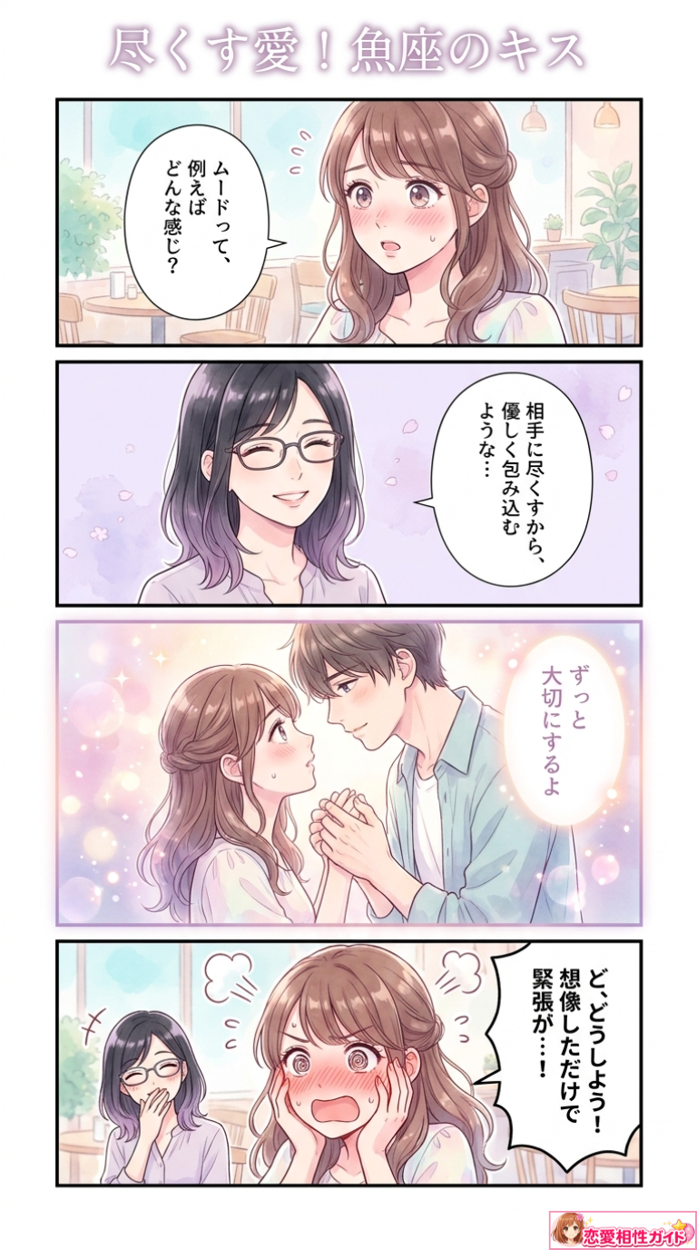尽くす愛!魚座のキス