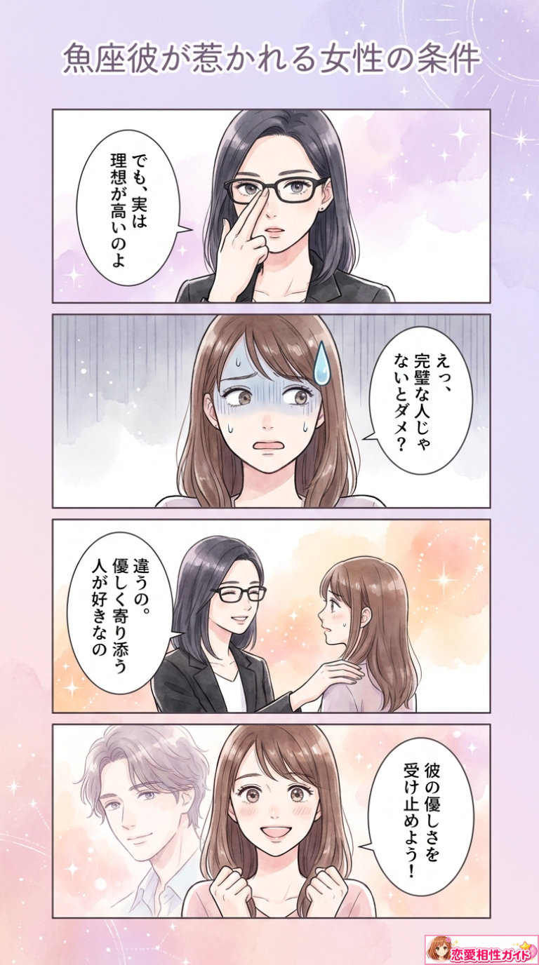 魚座彼が惹かれる女性の条件