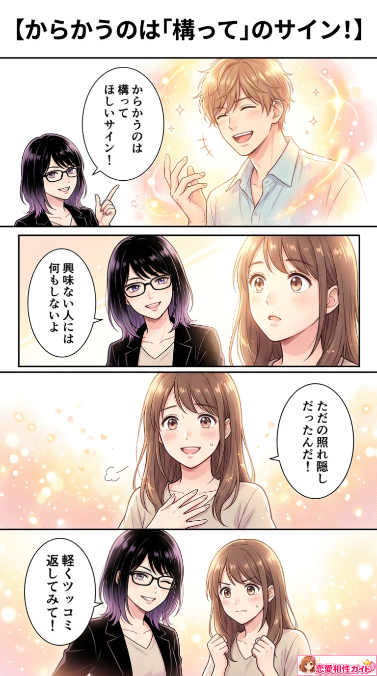 【からかうのは「構って」のサイン!】