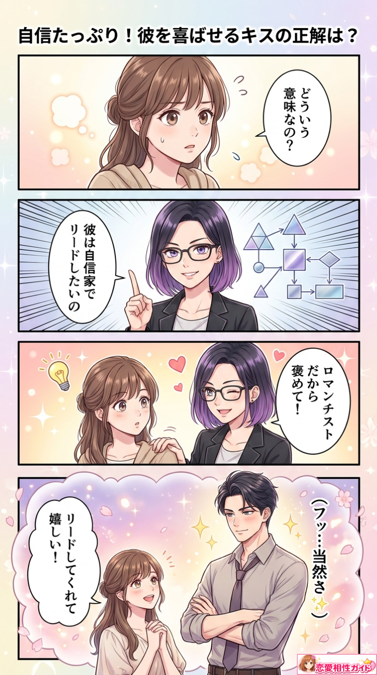 自信たっぷり!彼を喜ばせるキスの正解は?