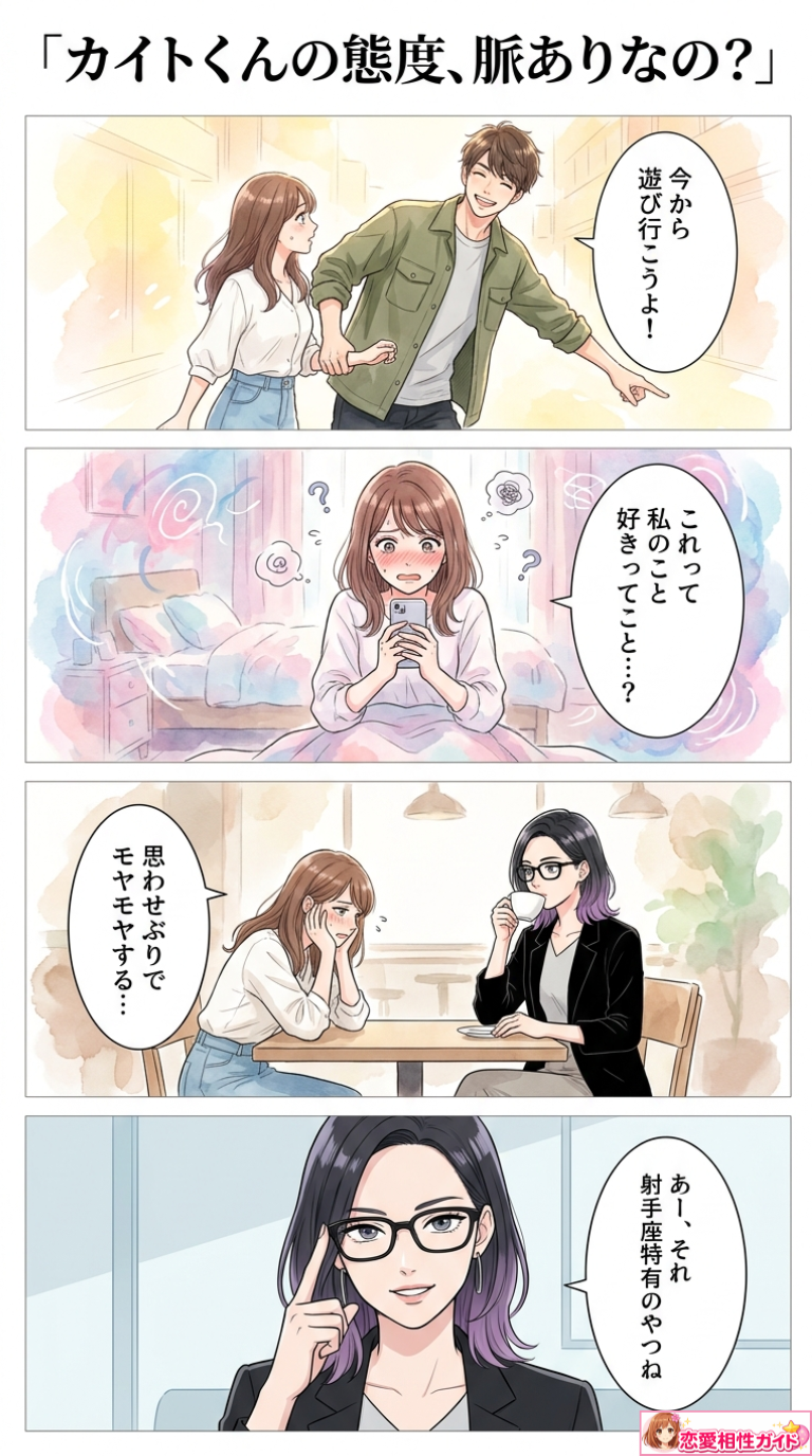 「カイトくんの態度、脈ありなの?」